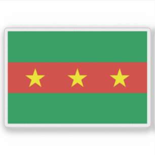 Die Flagge des neuen Volkes, Ghana Aufkleber