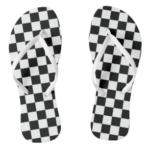Die Flagge des Schachbretts Flip Flops