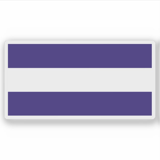 Die Flagge des Staat des Cross River, Nigeria Aufkleber (Vorderseite)