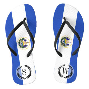 Die Flagge El Salvadors Flip Flops