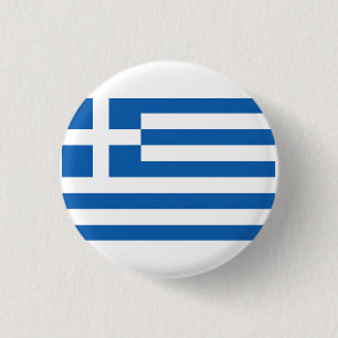 Die Flagge Griechenlands  Button