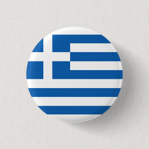 Die Flagge Griechenlands  Button