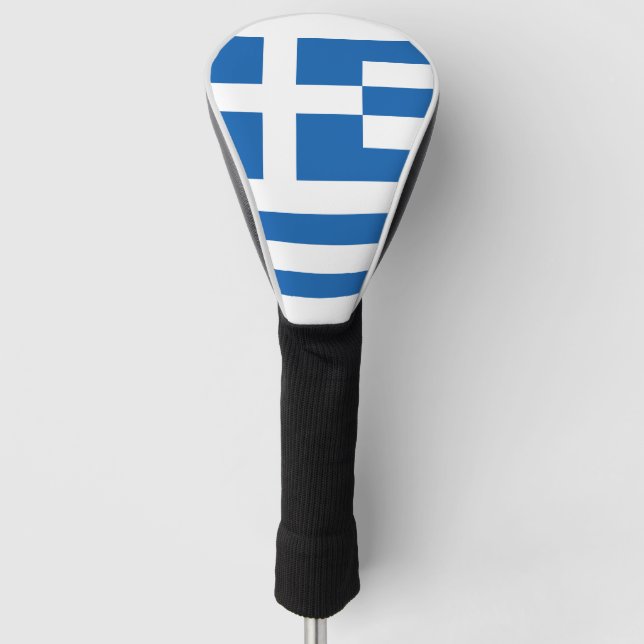 Die Flagge Griechenlands  Golf Headcover (Vorderseite)