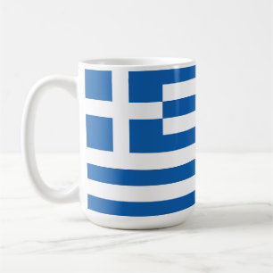 Die Flagge Griechenlands  Kaffeetasse