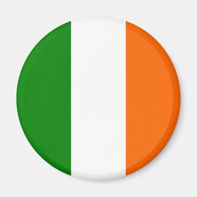 Die Flagge Irlands Magnet (Vorne)