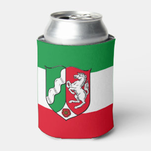Die Flagge Nordrhein-Westfalen kann kühler werden Dosenkühler
