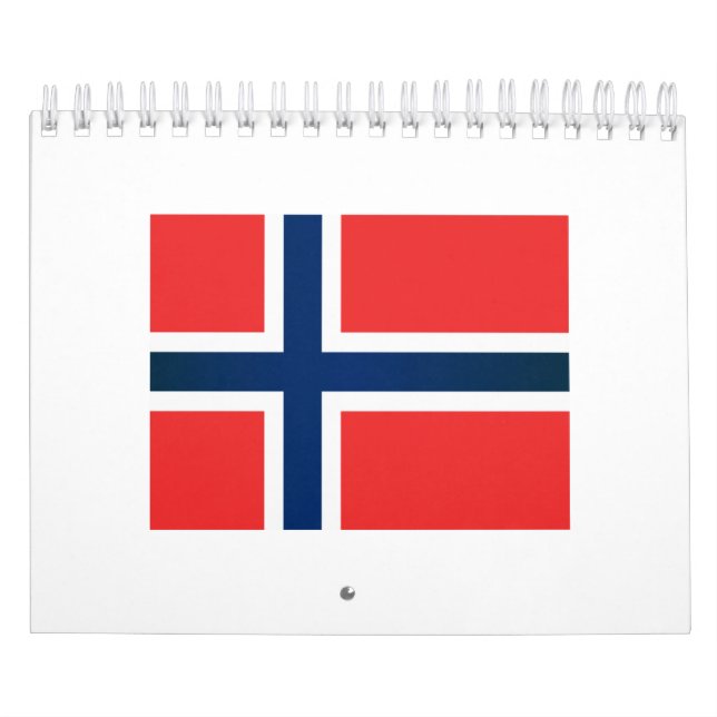 Die Flagge Norwegens Kalender (Titelbild)
