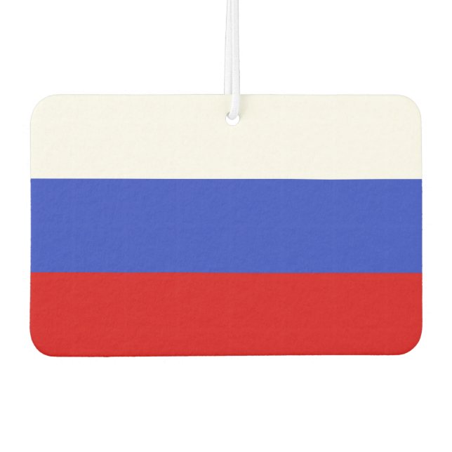 Die Flagge Russlands Autolufterfrischer (Vorderseite)