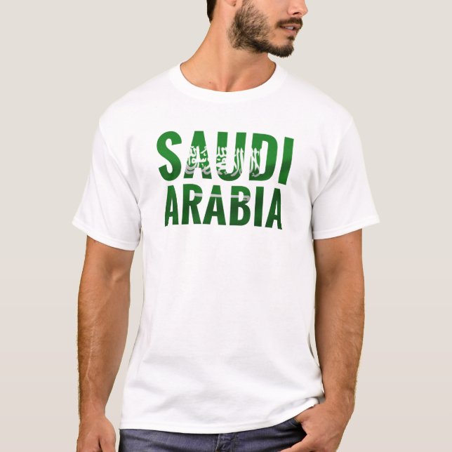 Die Flagge Saudi-Arabiens wurde als Name ا ل س ع و T-Shirt (Vorderseite)