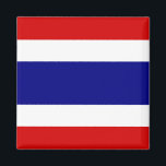 Die Flagge Thailands Magnet<br><div class="desc">Die thailändische Flagge ist ein großartiges Geschenk für diejenigen,  die Thailand Liebe haben oder ein thailändisches Erbe haben. Die Farben der Flagge Thailands sind rot,  weiß und blau. Dieses Design steht Ihnen auch für viele andere Produkte zur Verfügung.</div>