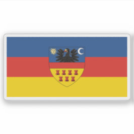 Die Flagge Transsilvaniens Aufkleber