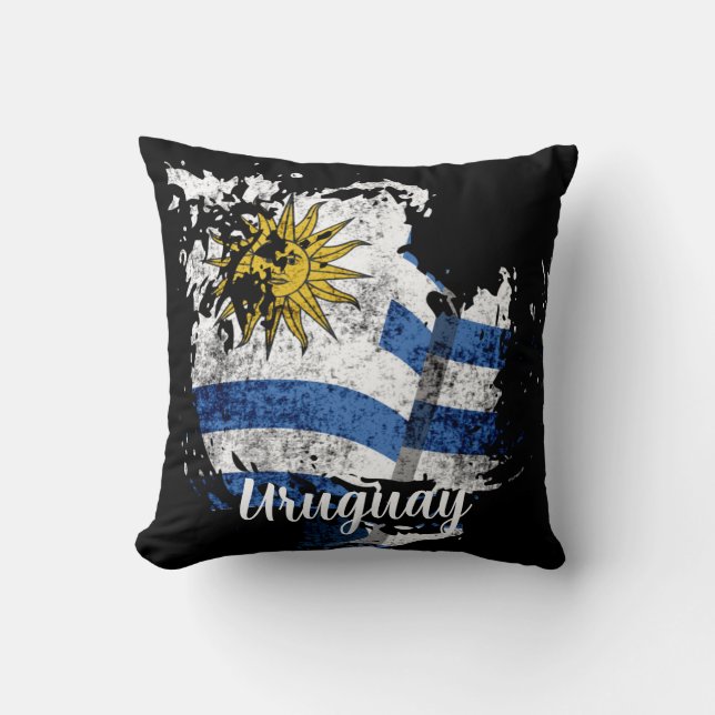die Flagge Uruguays Kissen (Vorderseite)