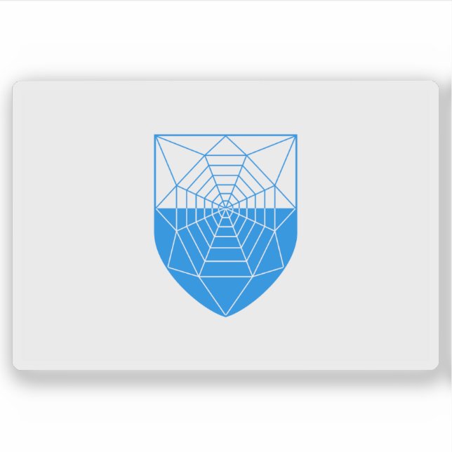 Die Flagge von Aasiat (Egedesminde), Grönland Aufkleber (Vorderseite)