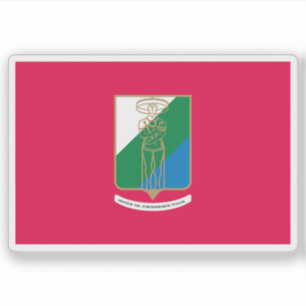 Die Flagge von Abruzzen, Italien Aufkleber