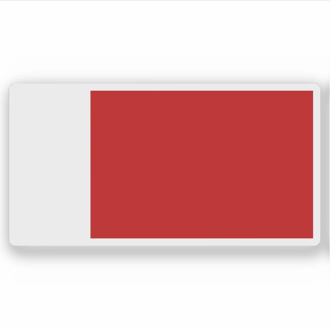 Die Flagge von Ajman Aufkleber (Vorderseite)