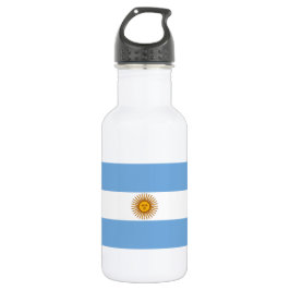 Die Flagge von Argentinien Trinkflasche