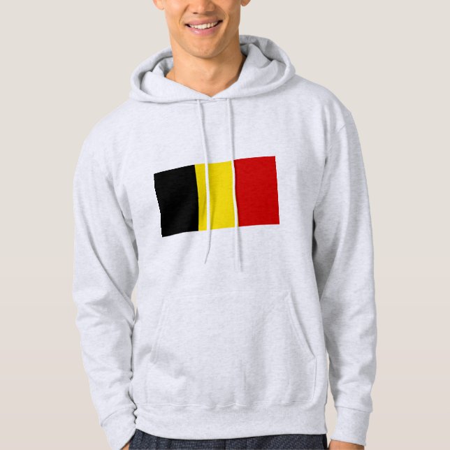 Die Flagge von Belgien Hoodie (Vorderseite)