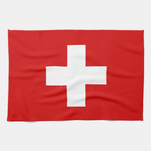 Die Flagge von der Schweiz Handtuch