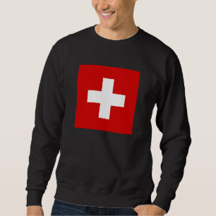 Die Flagge von der Schweiz Sweatshirt