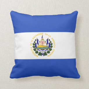Die Flagge von El Salvador Kissen