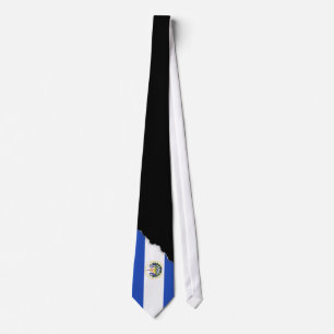 Die Flagge von El Salvador Krawatte