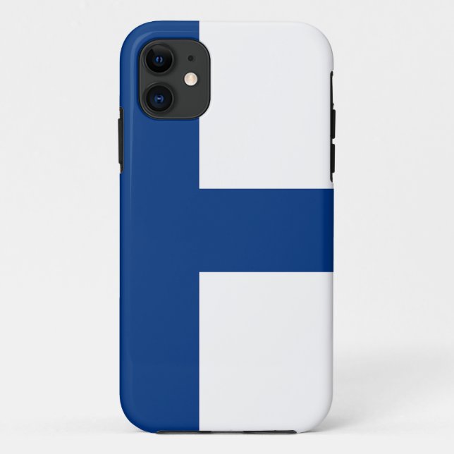 Die Flagge von Finnland - Siniristilippu Case-Mate iPhone Hülle (Rückseite)