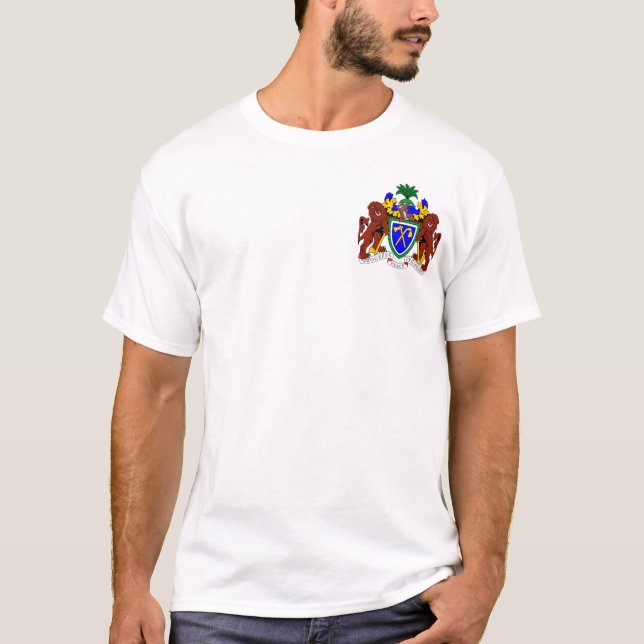Die Flagge von Gambia T-Shirt (Vorderseite)