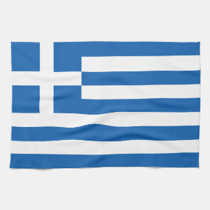 Die Flagge von Griechenland Handtuch