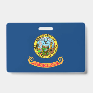Die Flagge von Idaho: der Staat von Gem, der Ameri Ausweis