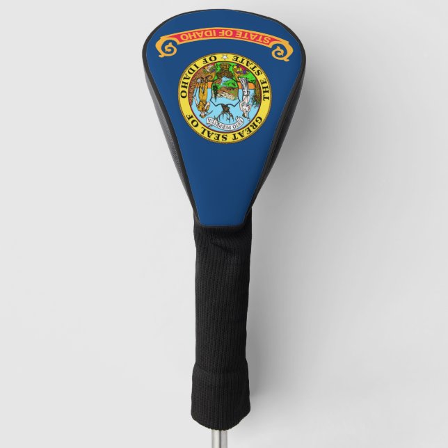 Die Flagge von Idaho: der Staat von Gem, der Ameri Golf Headcover (Vorderseite)