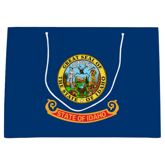 Die Flagge von Idaho: der Staat von Gem, der Ameri Große Geschenktüte (Vorderseite)