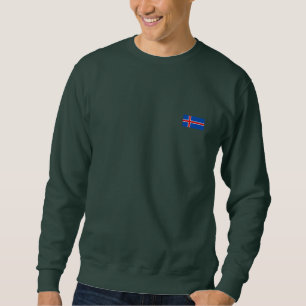 Die Flagge von Island Sweatshirt