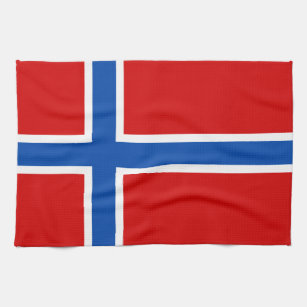 Die Flagge von Norwegen Handtuch