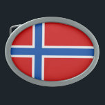 Die Flagge von Norwegen Ovale Gürtelschnalle<br><div class="desc">Die Flagge von Norwegen wird von einem blauen Kreuz auf einem roten Hintergrund gemacht. Es ist ein großes Geschenk für die,  denen Liebe Norwegen oder ein norwegisches Erbe haben. Dieser Entwurf ist auch auf vielen anderen Produkten verfügbar,  damit Sie von wählen.</div>