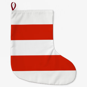 Die Flagge von Österreich Großer Weihnachtsstrumpf