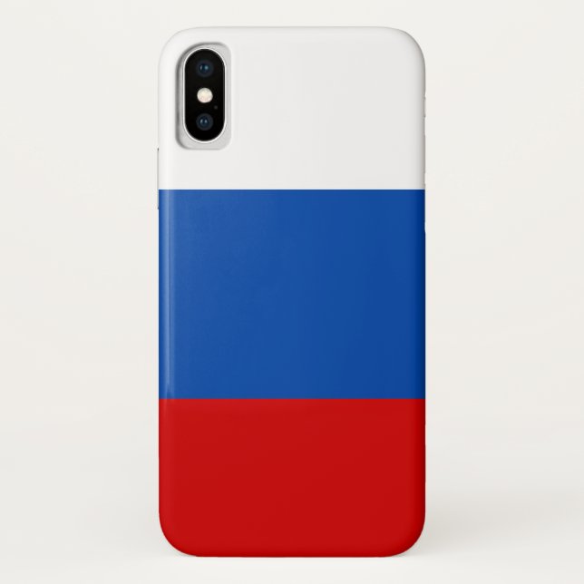 Die Flagge von Russland Case-Mate iPhone Hülle (Rückseite)