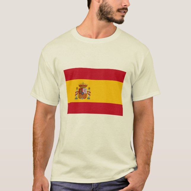 Die Flagge von Spanien T-Shirt (Vorderseite)