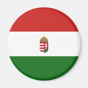 Die Flagge von Ungarn Magnet