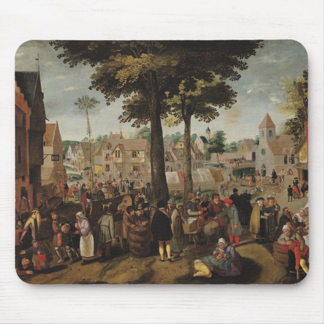 Die Flamen angemessen Mousepad (Vorne)