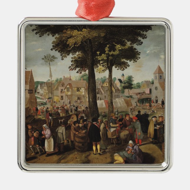 Die Flamen angemessen Silbernes Ornament (Vorne)