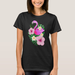 Die Flamingo-Kunst der Frauen T-Shirt