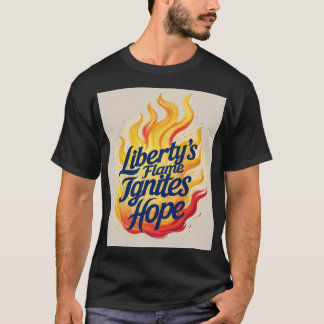 Die Flamme der Librarty entzündet Hoffnung T-Shirt