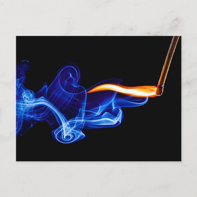 Die Flamme Postkarte (Vorderseite)