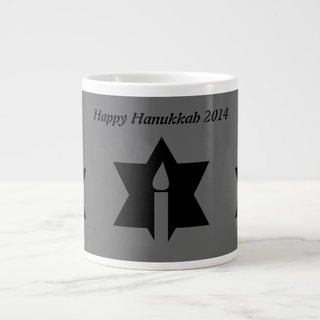 Die Flamme & Stern - Jumbo-Tasse (Vorderseite)