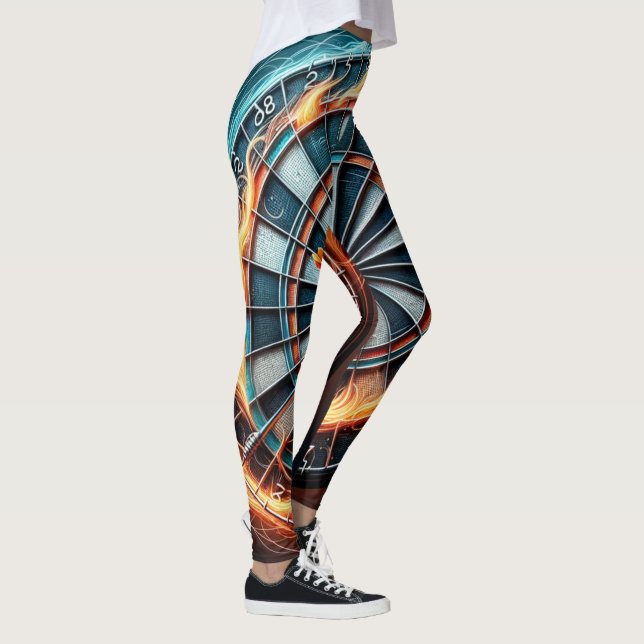 Die flammende Dart Arena entzündet die Leidenschaf Leggings (Rechts)