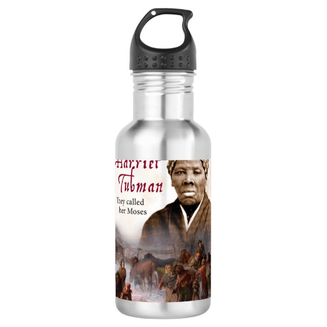 Die Flasche mit dem Reisenden Edelstahlflasche (Vorderseite)