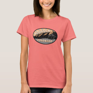 Die Flatironen, der Chautauqua Park, der Boulder C T-Shirt