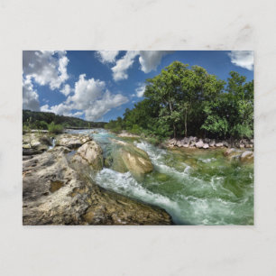 Die Flats von Barton Creek in Austin, Texas Postkarte