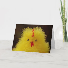 Die flauschige Kick-Grußkarte Feiertagskarte