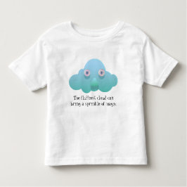 Die flauschige Wolke Kleinkind T-shirt